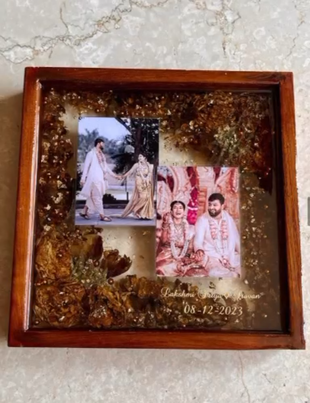 Varmala Wedding Keepsake Frame