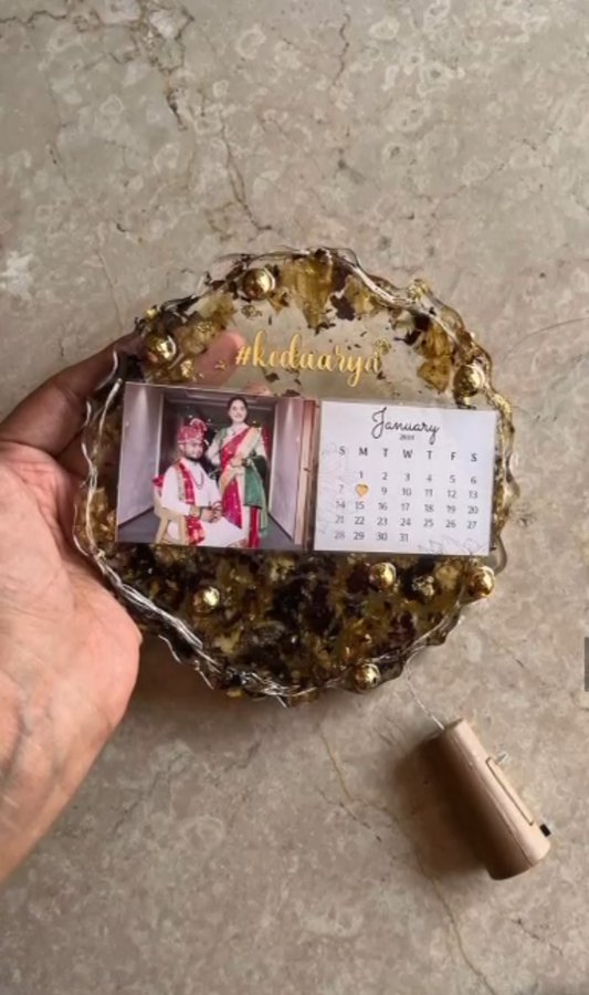 Flower presentation Calendar Keepsake