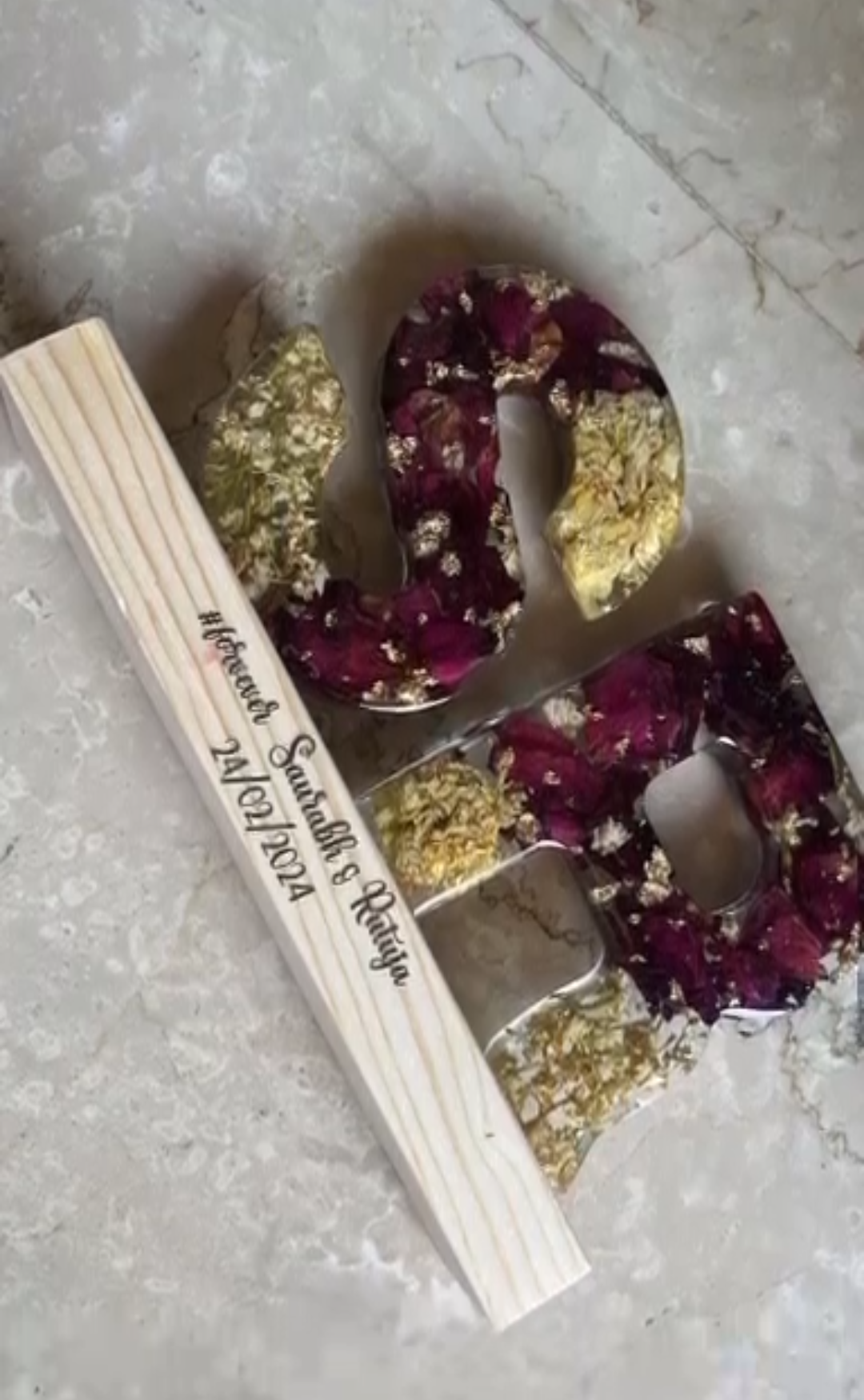 Personalized Initial Keepsake Set