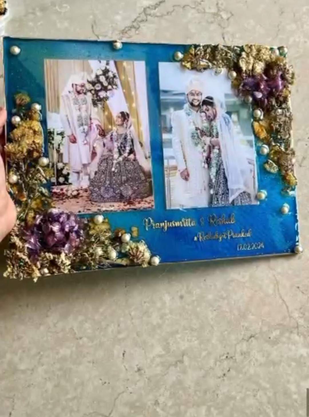 Wedding Photo Keepsake Plaque