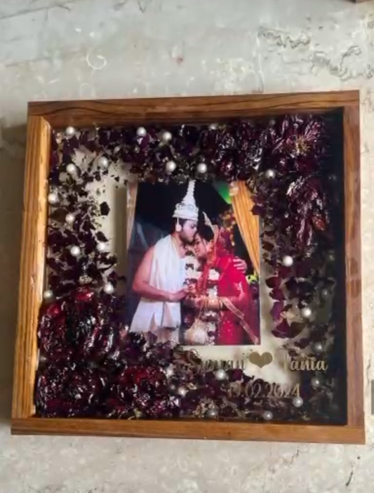 Wedding Photo and Varmala Preservation Frame