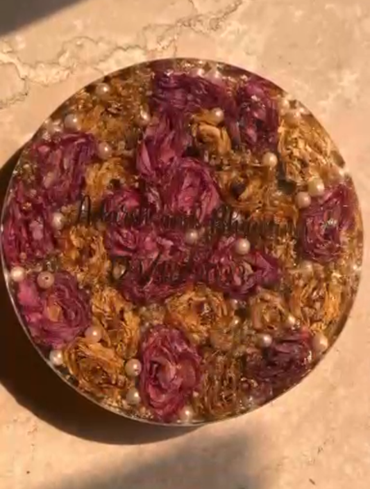 Floral Resin Keepsake