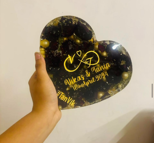 Varmala Heart Keepsake Plaque