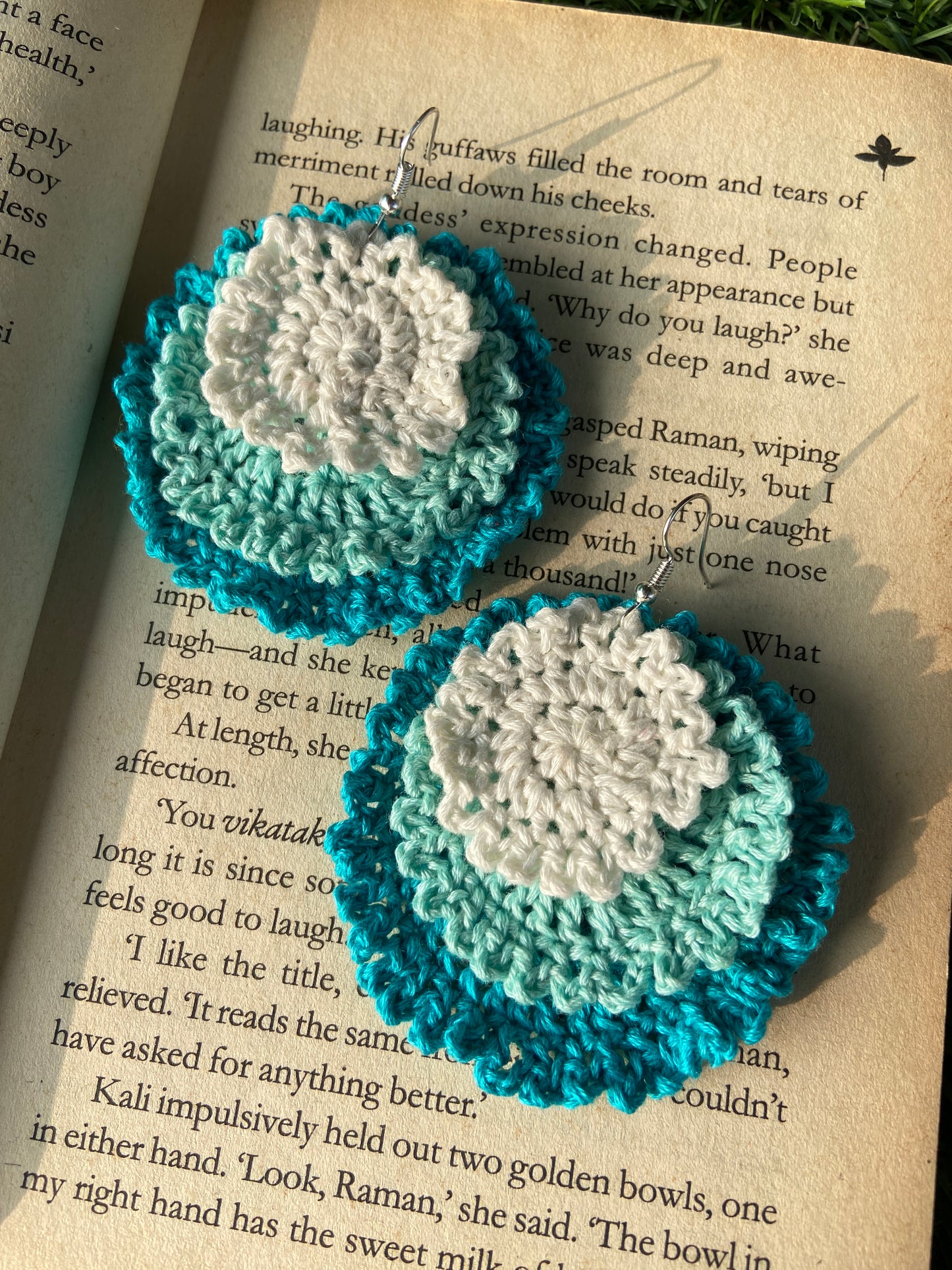 Triple Layer Crochet Earring