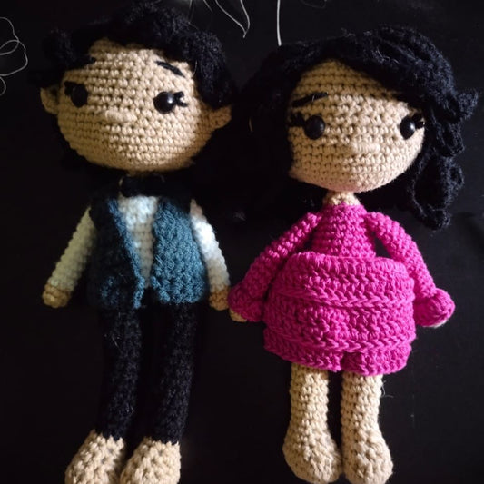 Couple Crochet Dolls