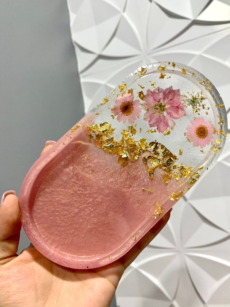 Flower Preservation Resin Tray