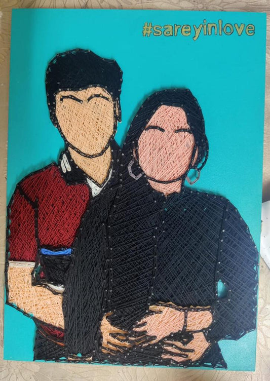 String of Love: Couple String Art