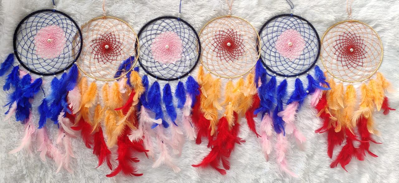 Multicolor Feather Dream Catcher