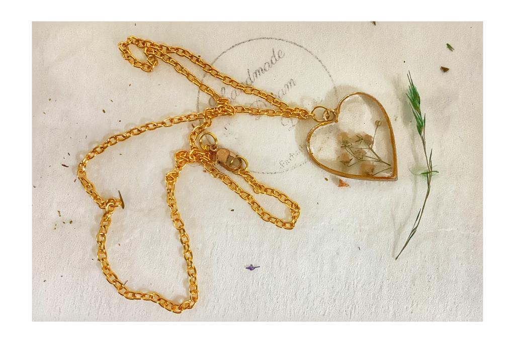 Resin Heart Pendant