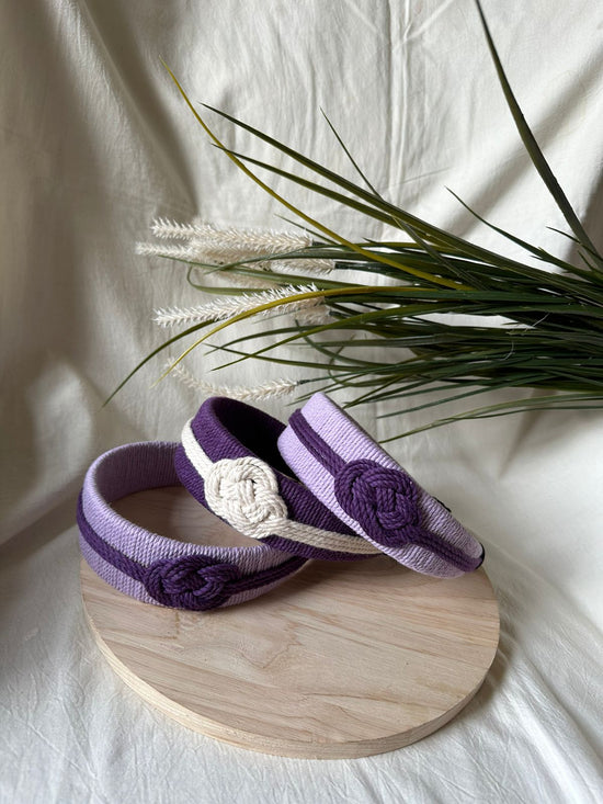 Crochet Hair Band with Flower