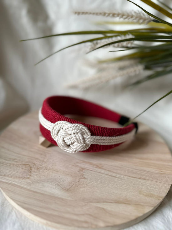 Crochet Hair Band with Flower