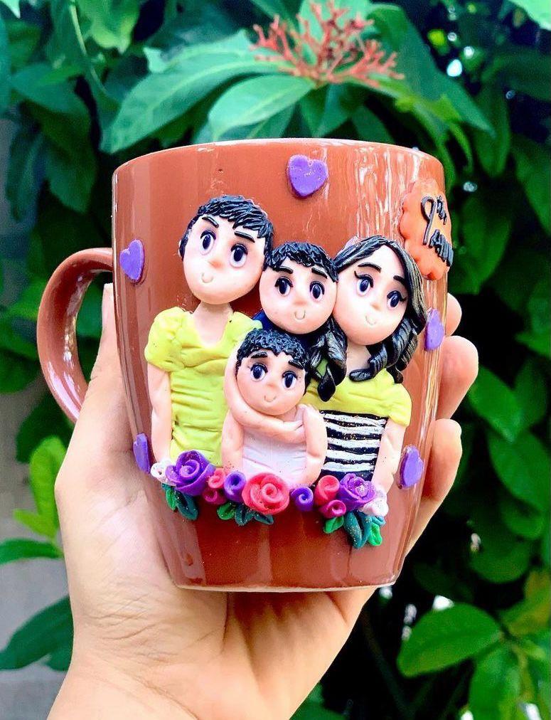 Customized Handmade Clay Mug