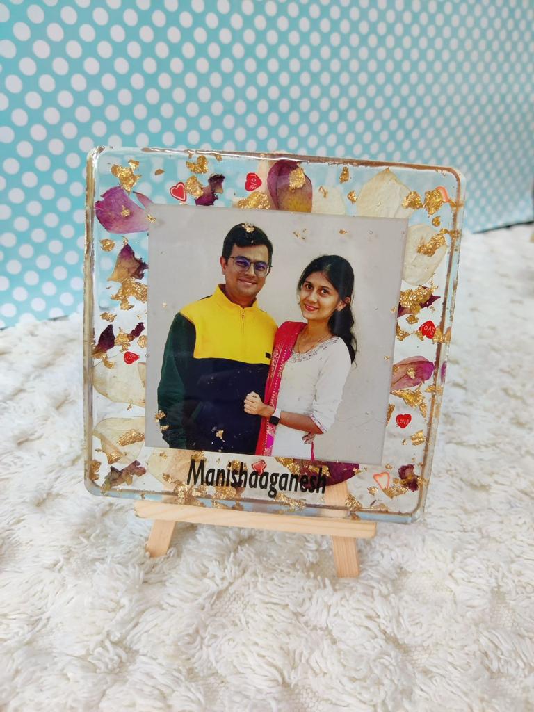 Resin Art Photo Frame (without flower preservation)