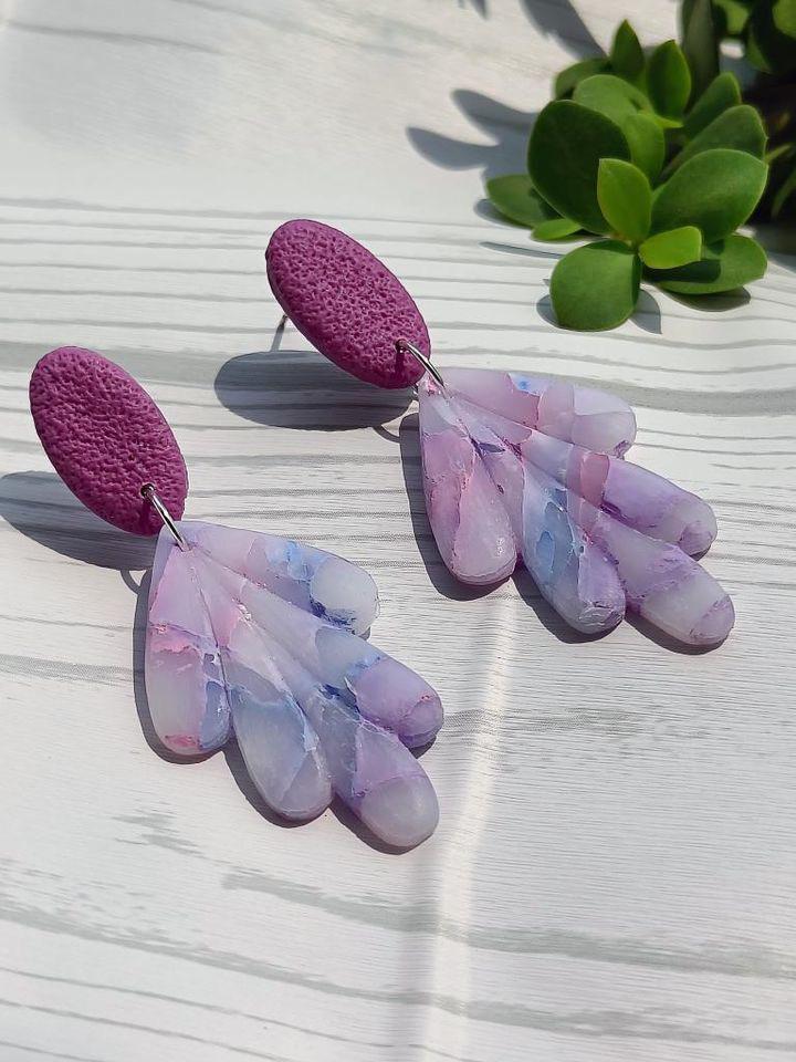 Matte Faux Stone Earrings