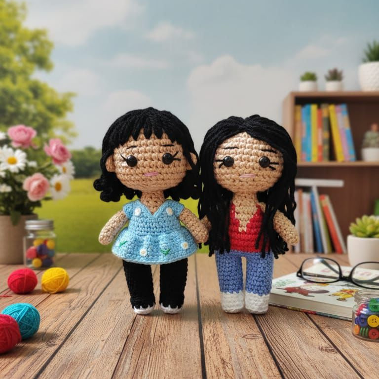 Crochet Replica Couple Dolls