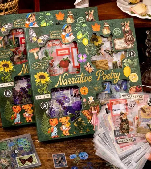 Timeless Treasures Vintage Sticker Box