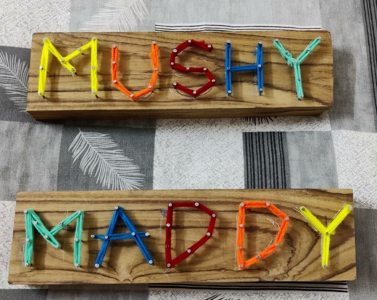 Threaded Identity string art