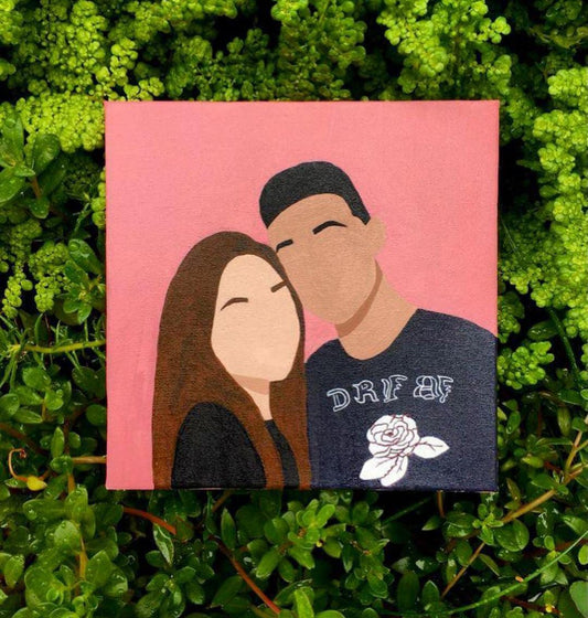 Together in Color Illustration  portrait
