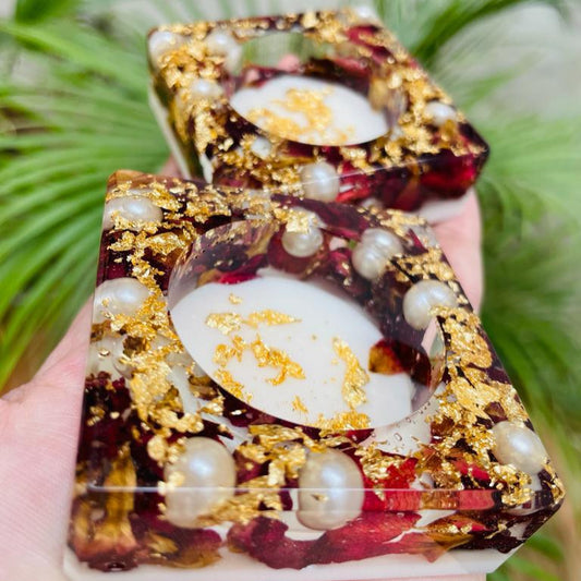 Radiant Serenity Resin Candles