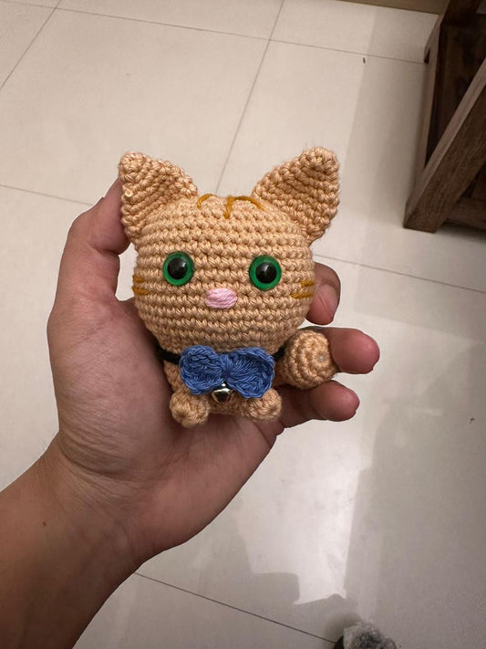 Whiskers and Yarn Crochet Cat