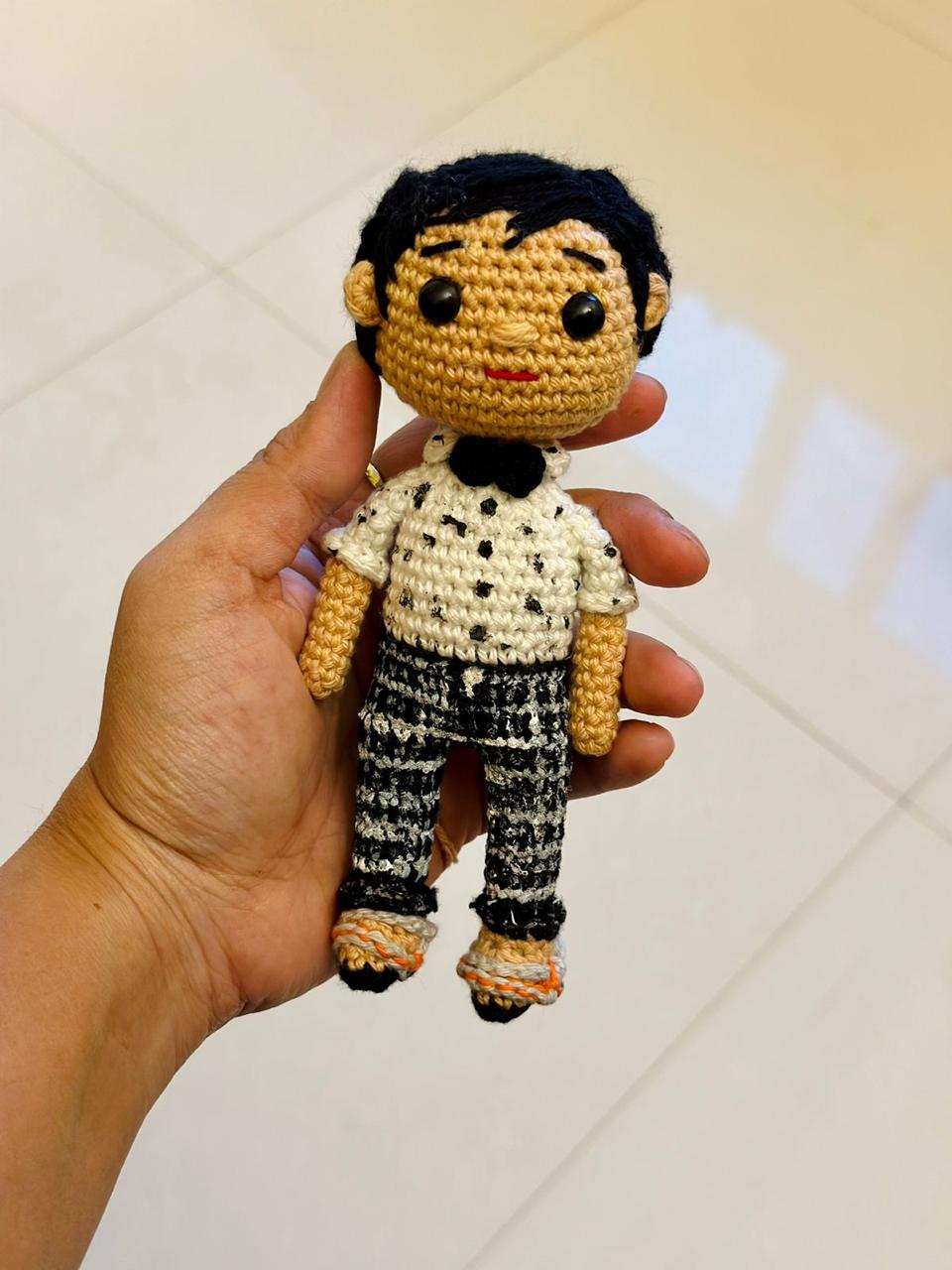 Crafted Gentleman Crochet Figure