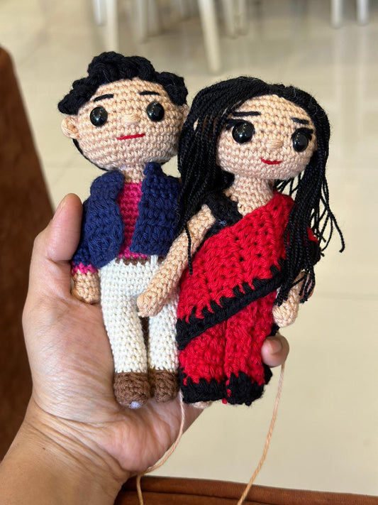 Twist of Love Crochet Couple Dolls