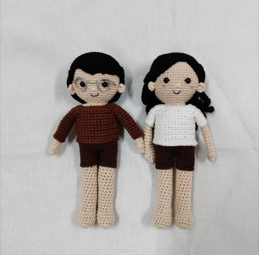 Love Knots Couple Dolls