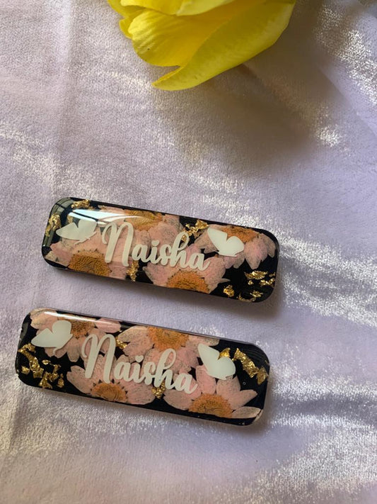 ChicCharm Custom Resin Hair Clips