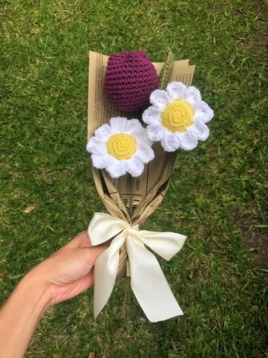 Twilight Crochet Tulip Bouquet