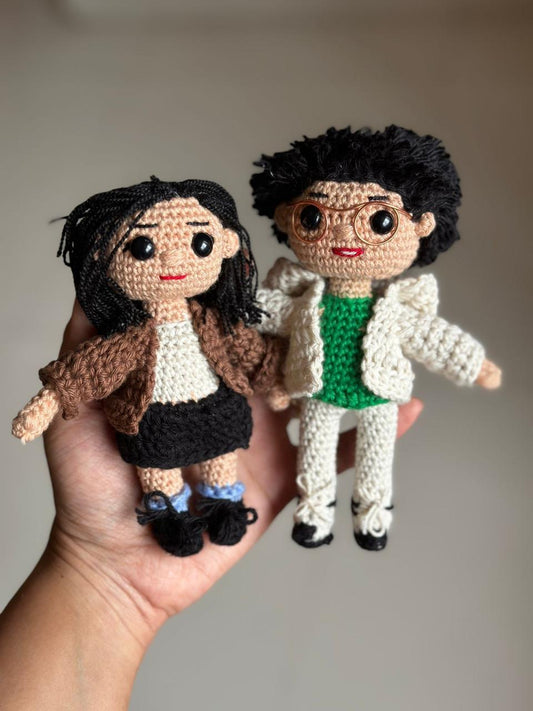 Stitched in Harmony Crochet Couple Dolls