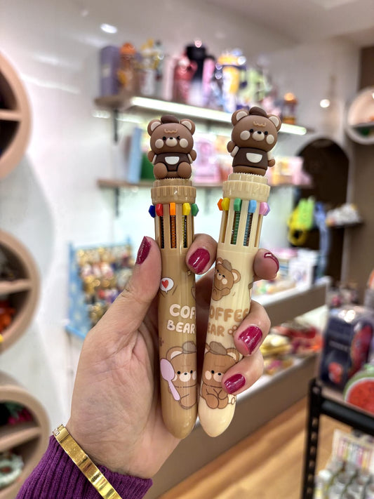 Teddy Rainbow Delight Pens
