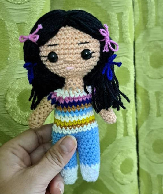TwinkleTots Girl Crochet Doll