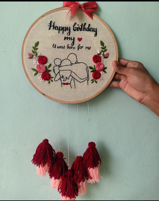Artisan Loop Embroidery Hoop String Art