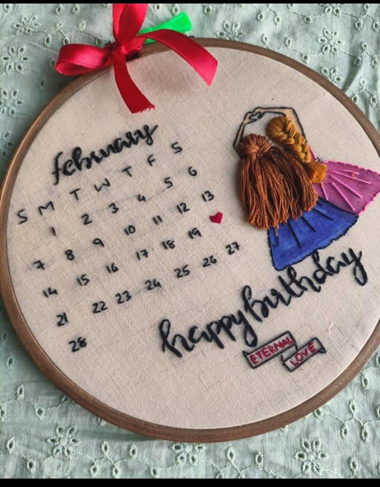 Sisterly Stitches Embroidery Hoop