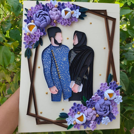 Whimsical Wanderlust Quilling Portrait