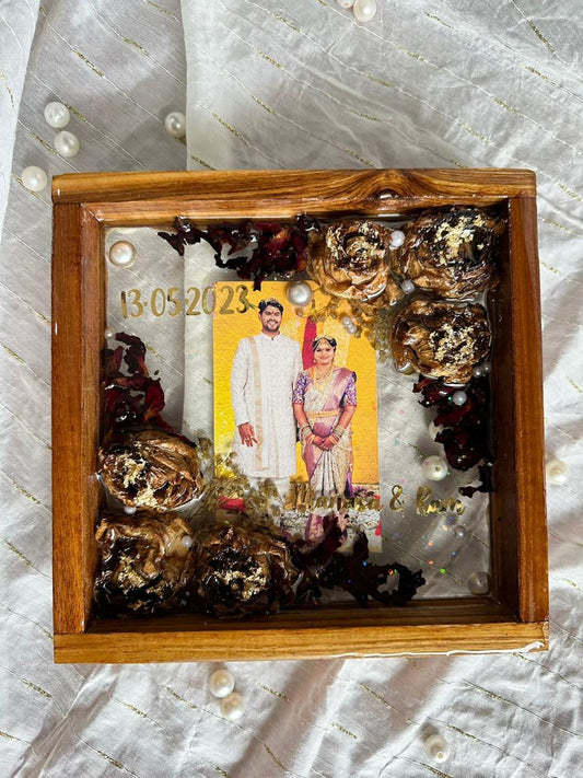 Forever Yours Varmala Preservation Resin Frame