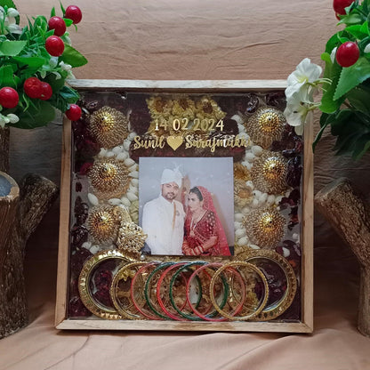 Teak Essence Varmala preservation Resin  Frame