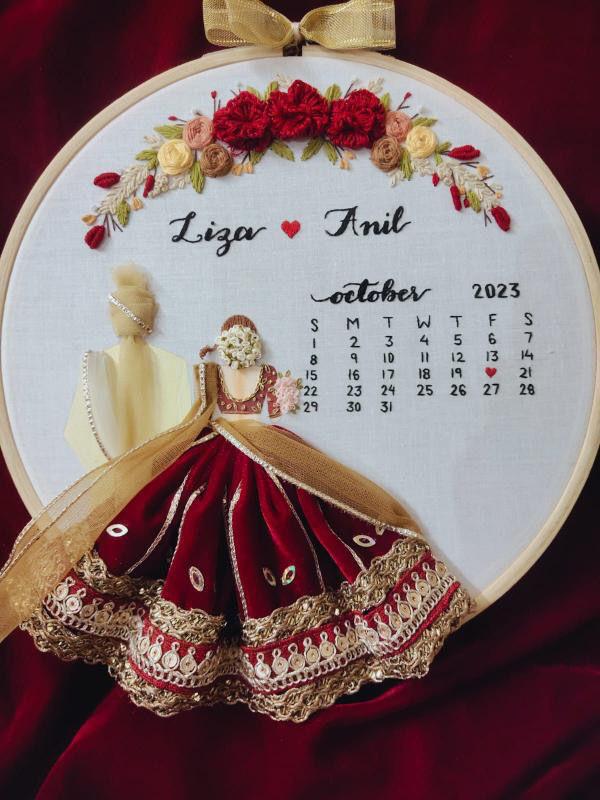 Serene Union Embroidery Hoop