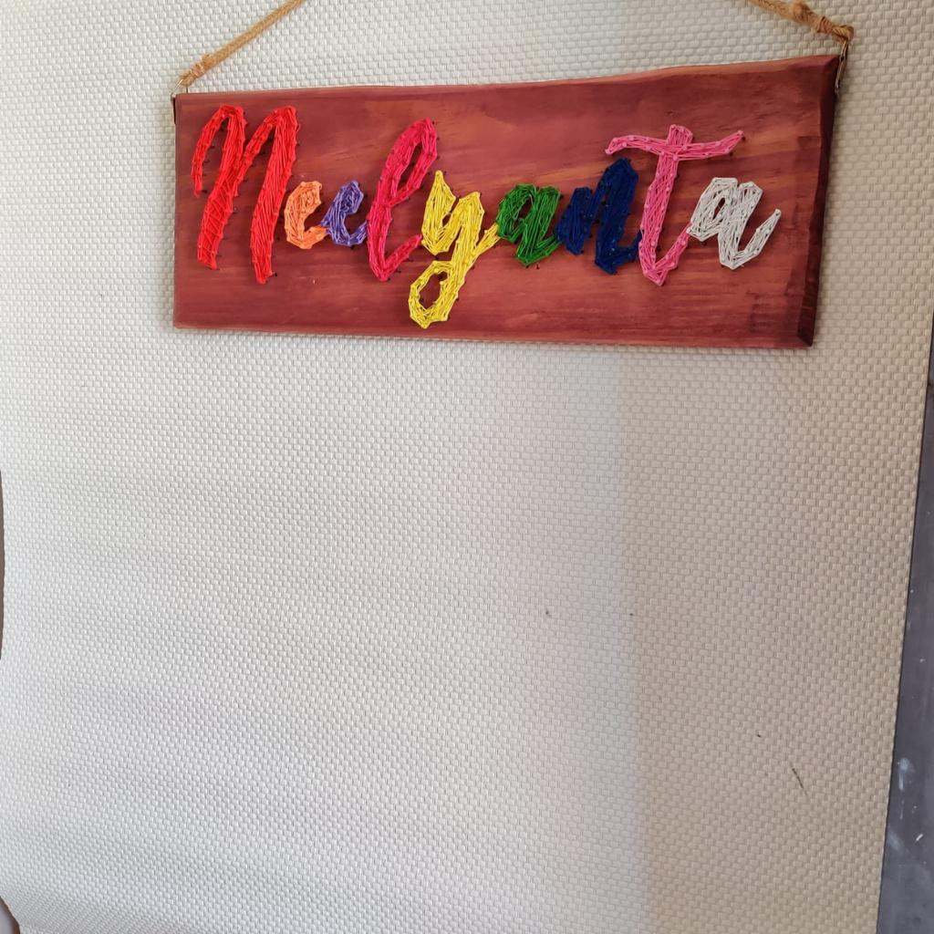 Lively Letters: Funky Name Wall Hanging with Stringy Twist