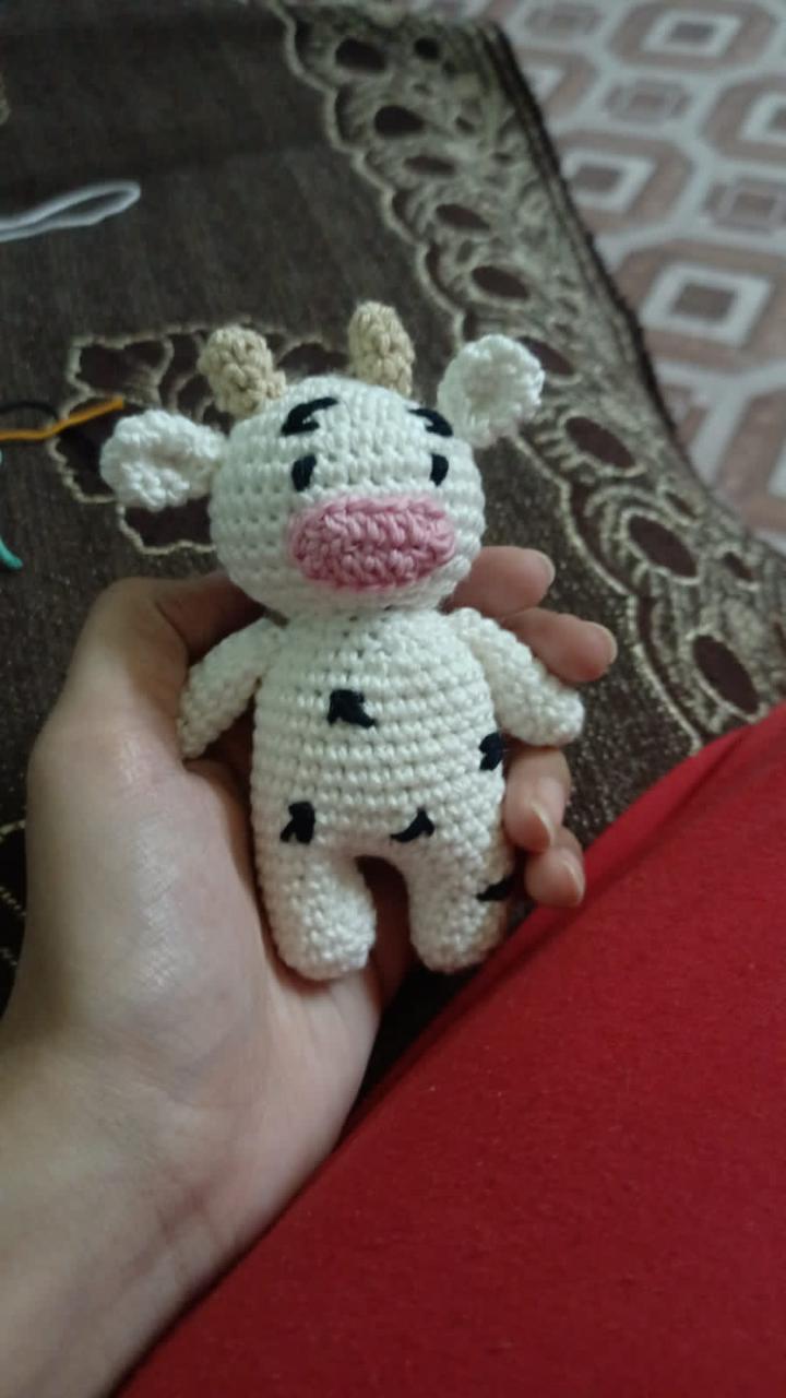 CozyMoo Crochet Cow