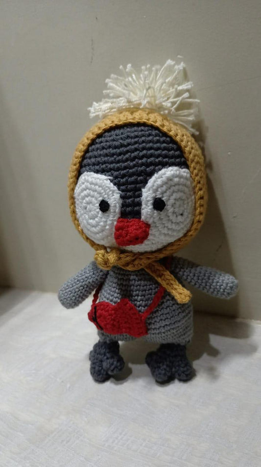 Penguino Cuddles: Handcrafted Crochet Baby Penguin