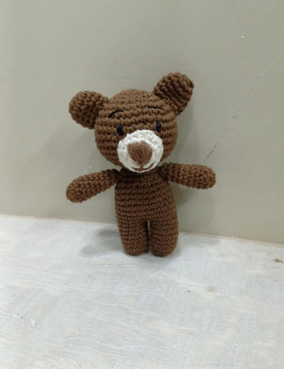SnuggleStitch: Handcrafted Crochet Teddy