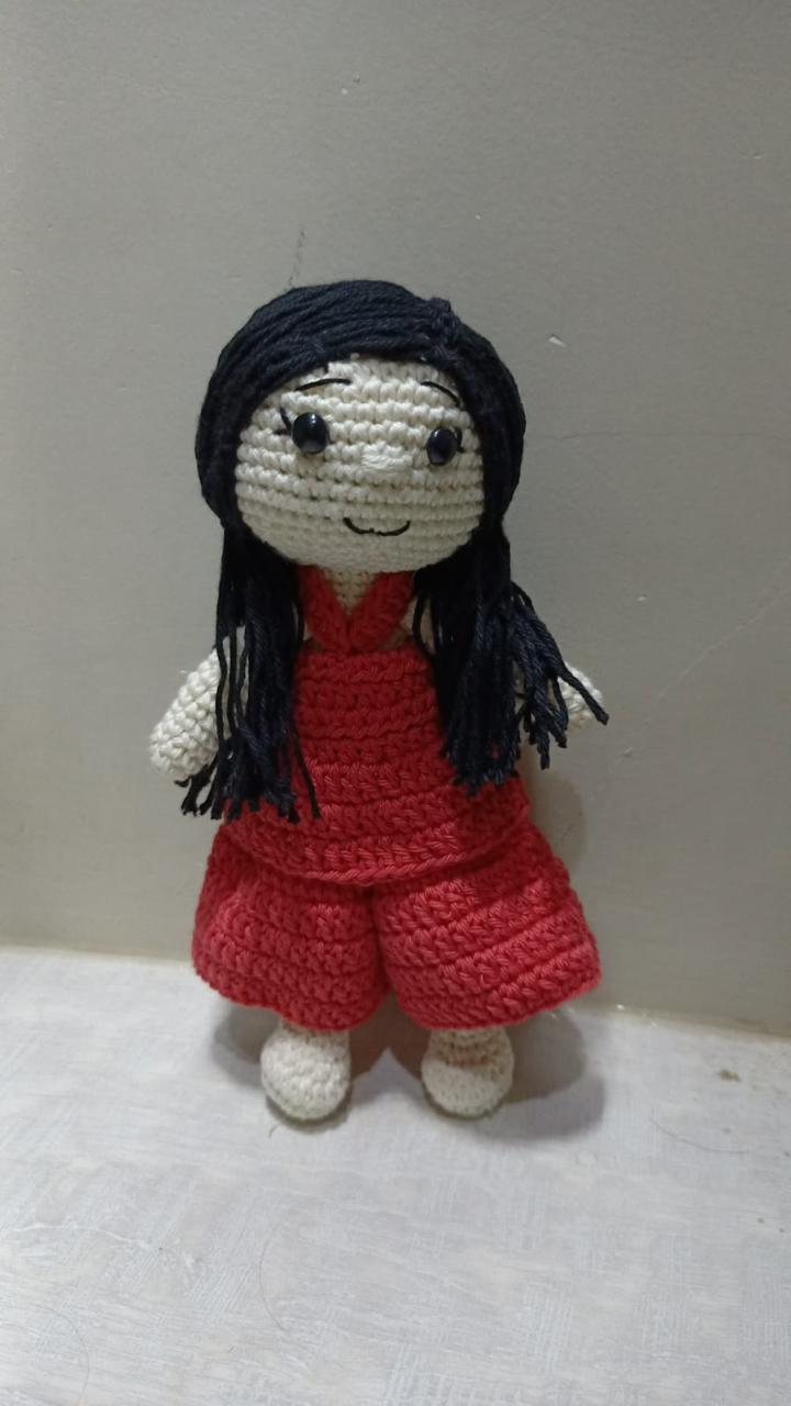 CharmStitch: Handcrafted Crochet Beautiful Girl