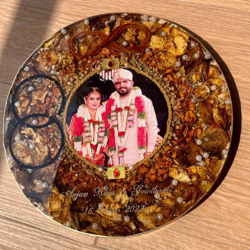 Forever Fusion varmala preservation Resin Frame