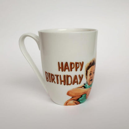 Cup of Connection Hand Painted Couple Mugs