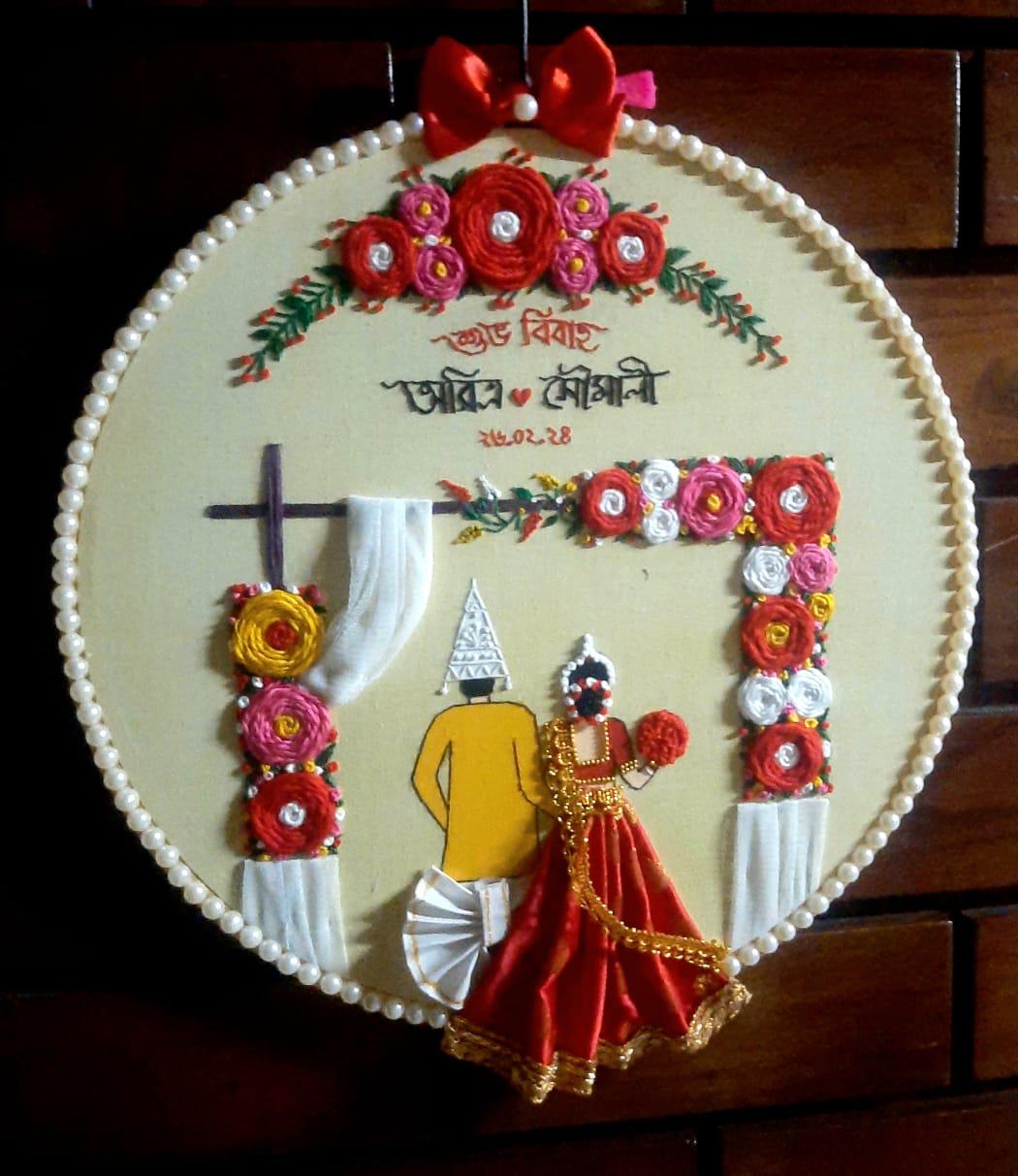Whispered Threads Embroidery Hoop