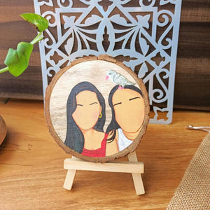 Artisanal Arboreal Illustration Medallions painting