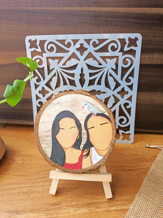 Artisanal Arboreal Illustration Medallions painting