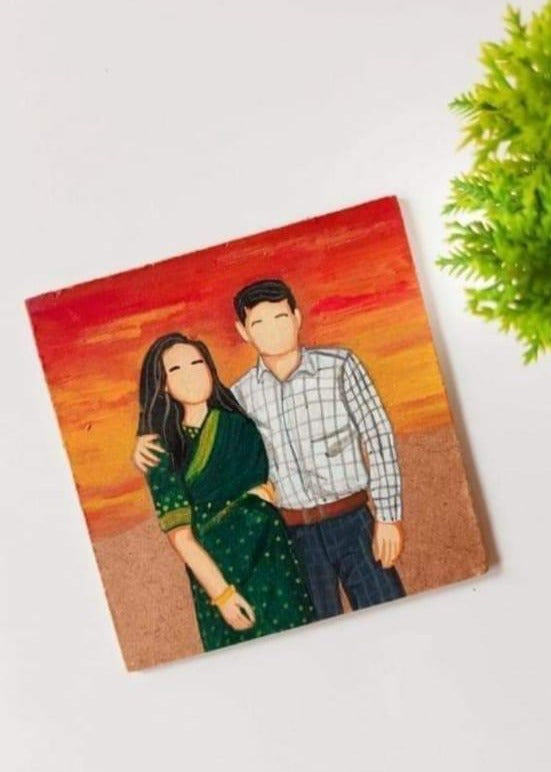 Harmony in Hue: A Couple's Canvas