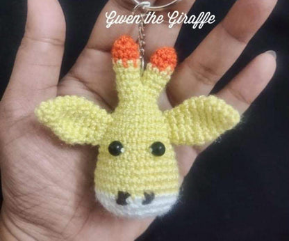 Cuddly Companions Handcrafted Crochet Animal Keyrings (Combo of 4)